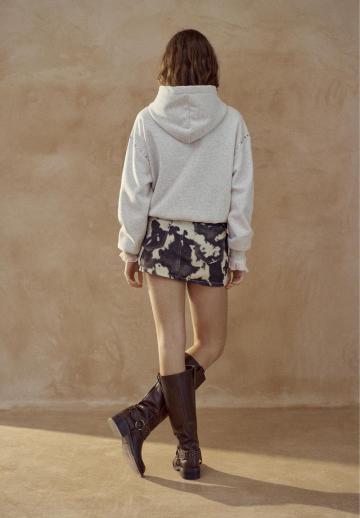 Пуловер с капюшоном