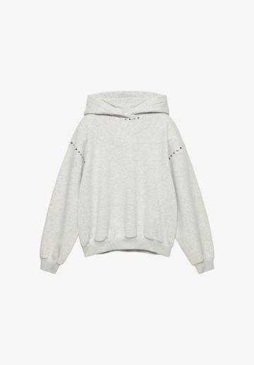 Пуловер с капюшоном