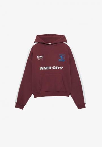 Пуловер с капюшоном