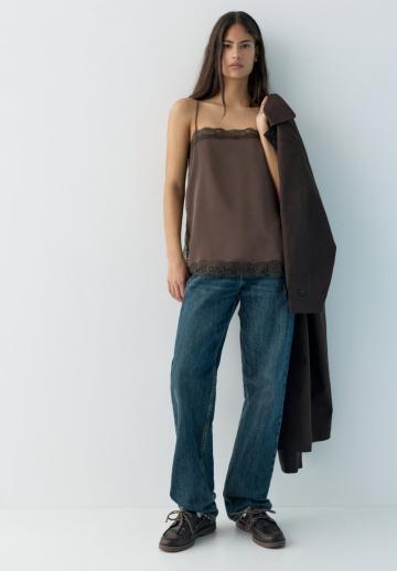 Топ на бретельках