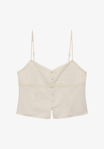 Топ на бретельках