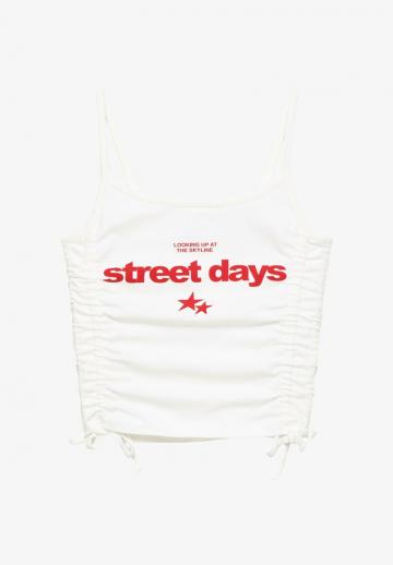 Топ на бретельках