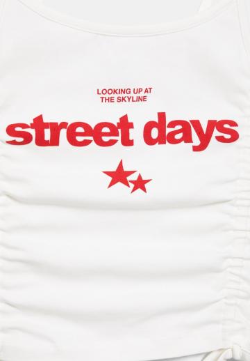 Топ на бретельках