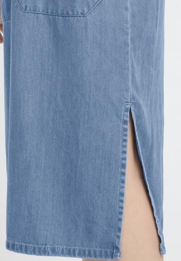 Джинсовое платье
