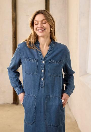 Джинсовое платье