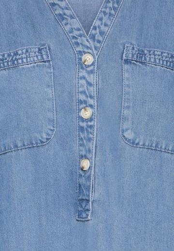 Джинсовое платье