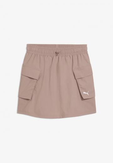 Юбка с накладными карманами