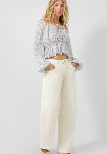 Прямые джинсы