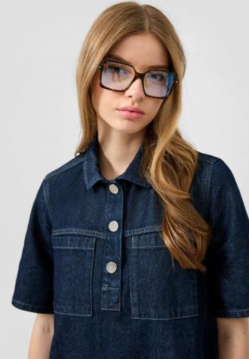 Джинсовое платье