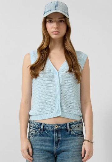 Джинсовая жилетка