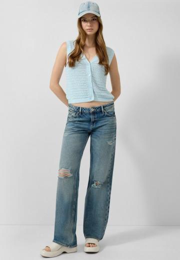 Джинсовая жилетка