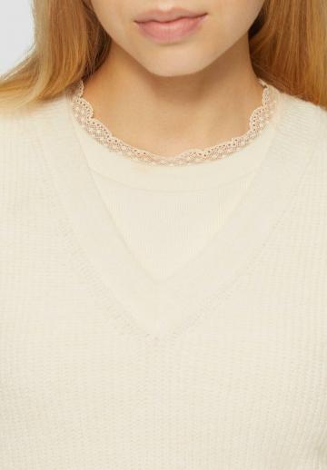 Пуловер без рукавов