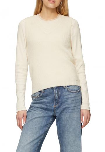 Пуловер без рукавов