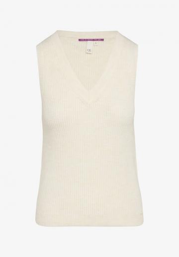 Пуловер без рукавов