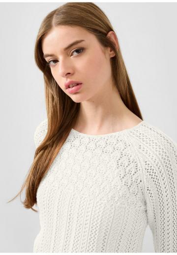 Пуловер с рукавом три четверти