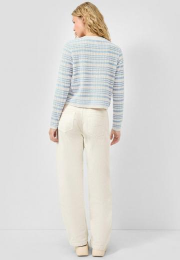 Пуловер в полоску