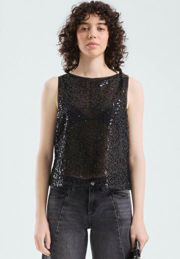 Блузка без рукавов