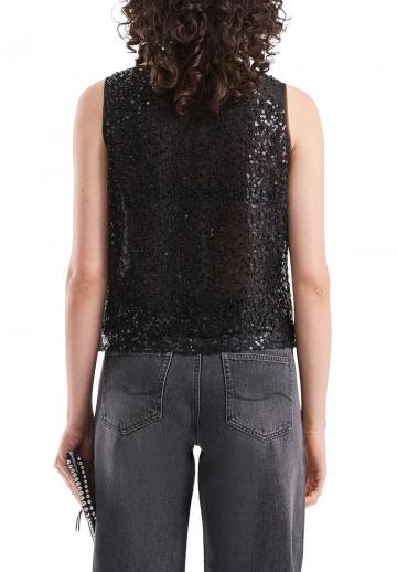 Блузка без рукавов