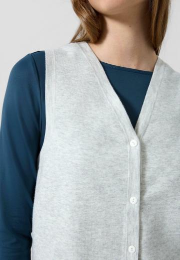 Джинсовая жилетка