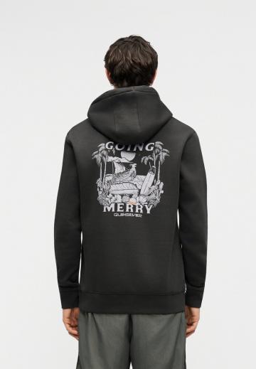 Пуловер с капюшоном