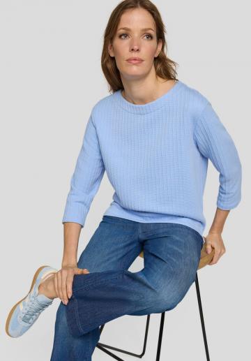 Пуловер с рукавом три четверти