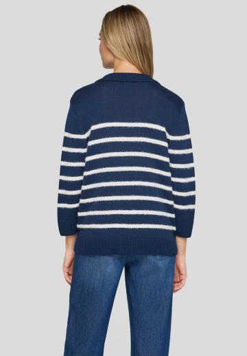 Пуловер с рукавом три четверти