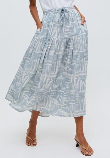 Юбка с воланами