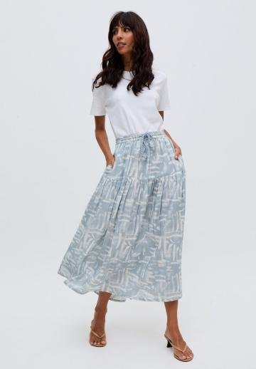 Юбка с воланами