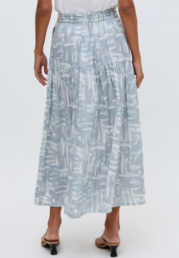 Юбка с воланами