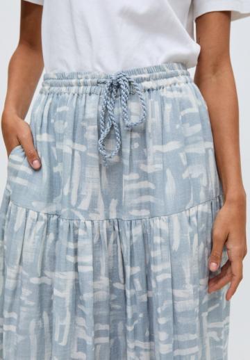 Юбка с воланами