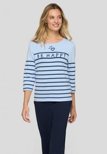 Пуловер с рукавом три четверти