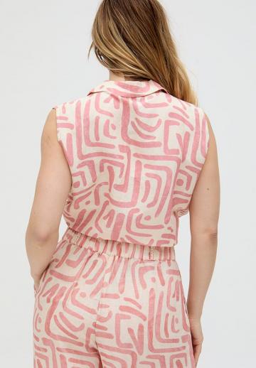 Блузка без рукавов