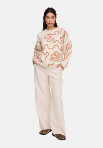 Длинный пуловер