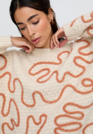 Длинный пуловер