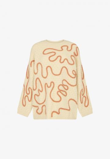 Длинный пуловер