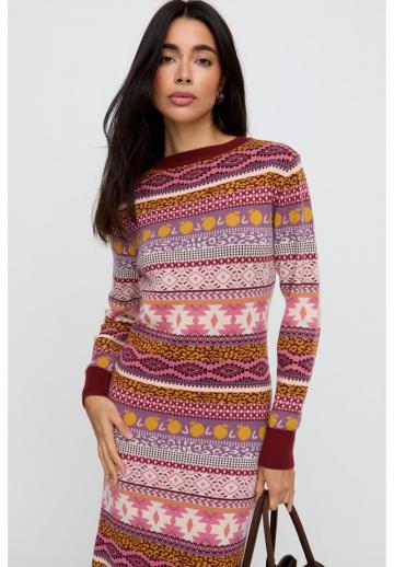 Вязаное платье