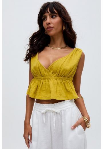 Блузка без рукавов