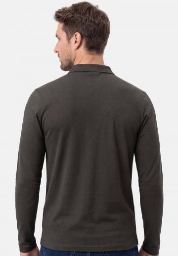 Поло с длинным рукавом