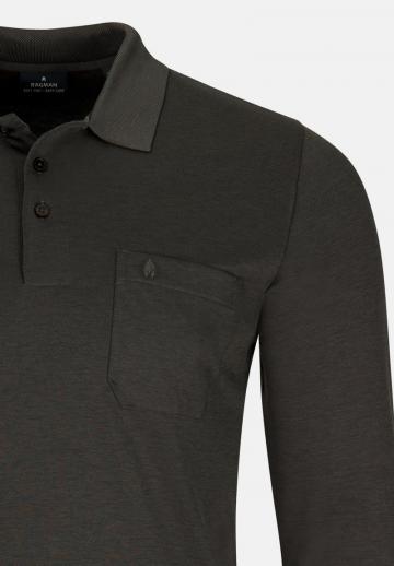 Поло с длинным рукавом