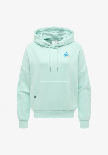 Пуловер с капюшоном