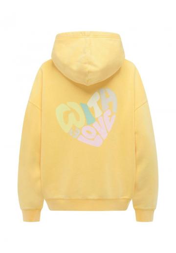 Пуловер с капюшоном