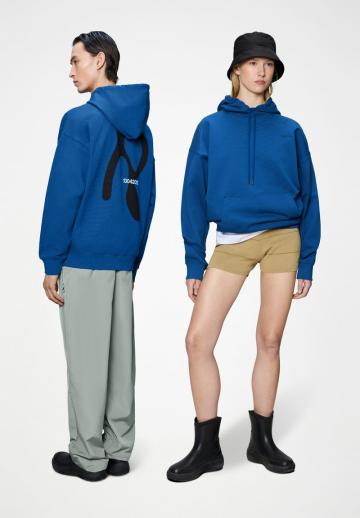 Пуловер с капюшоном