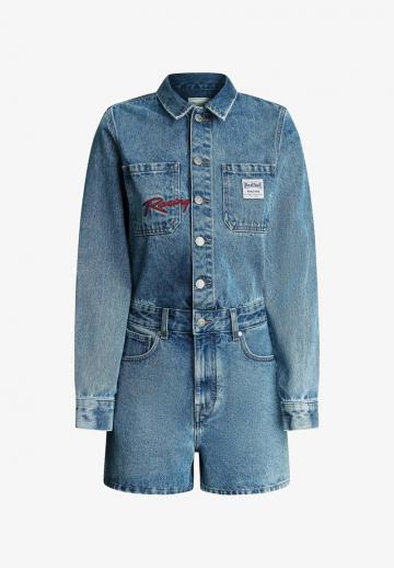 Джинсовый комбинезон