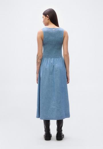 Джинсовое платье