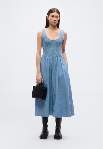 Джинсовое платье