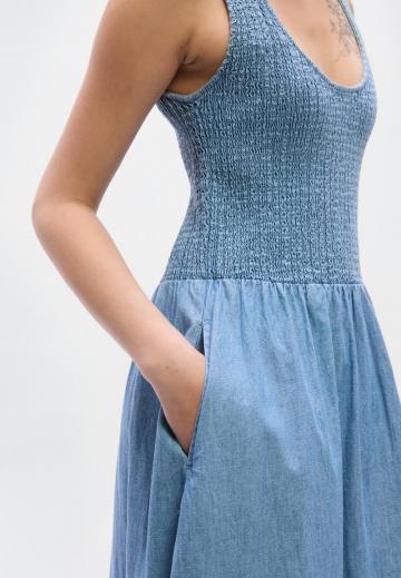 Джинсовое платье