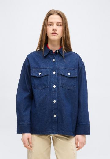 Джинсовая блузка