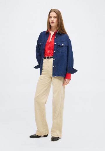 Джинсовая блузка