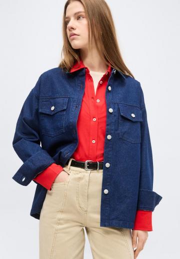 Джинсовая блузка