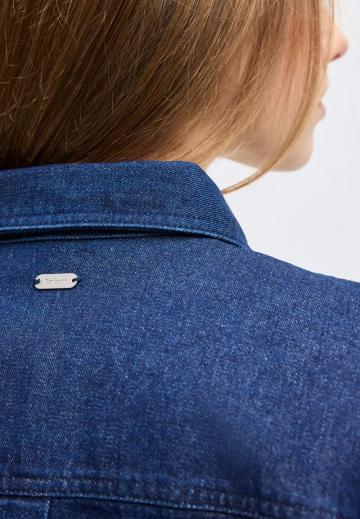 Джинсовая блузка